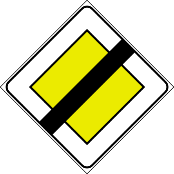 Дорожный знак Главная дорога