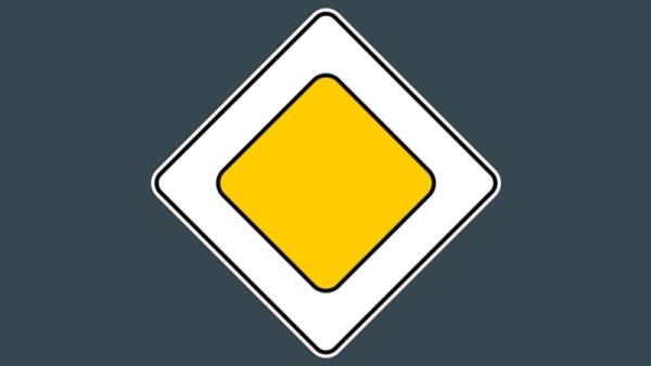 Знак Главная дорога