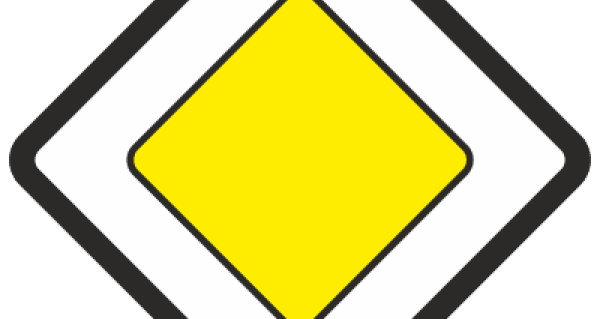 Знак Главная дорога и Уступи дорогу