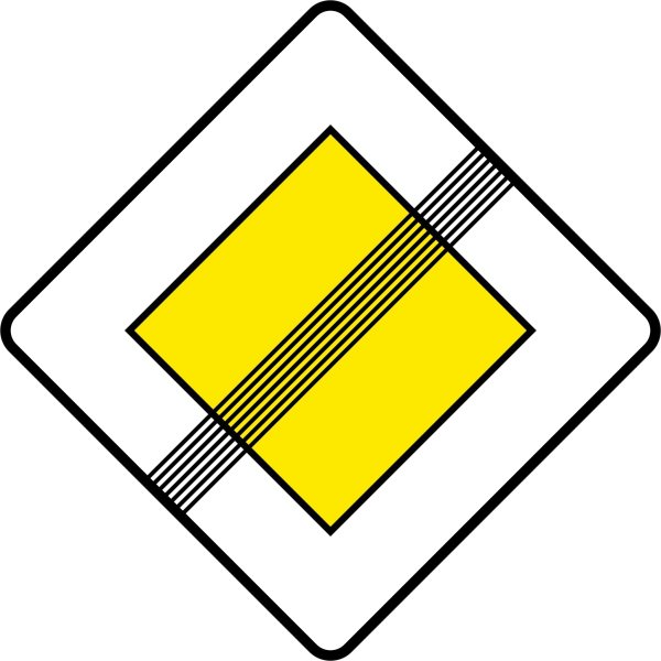 Дорожный знак 2.2 конец главной дороги