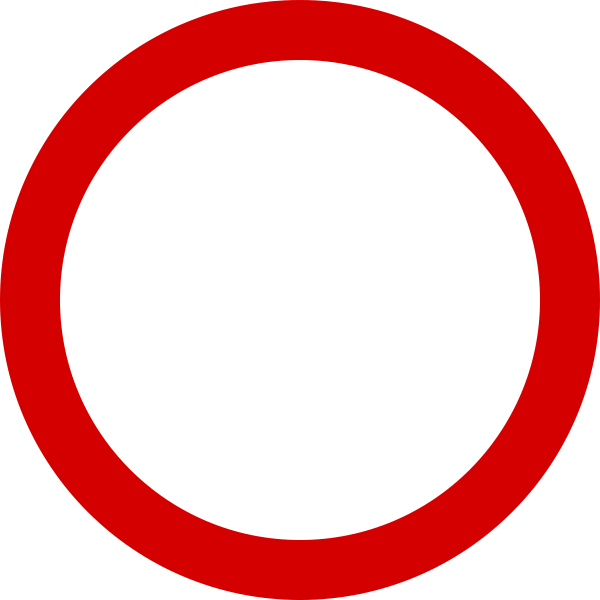 Красный круг
