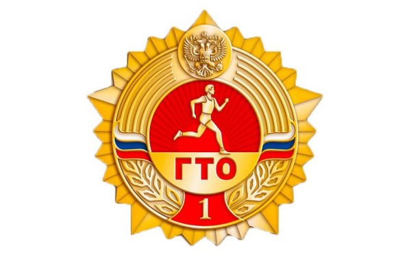 Золотой знак ГТО 1 ступень