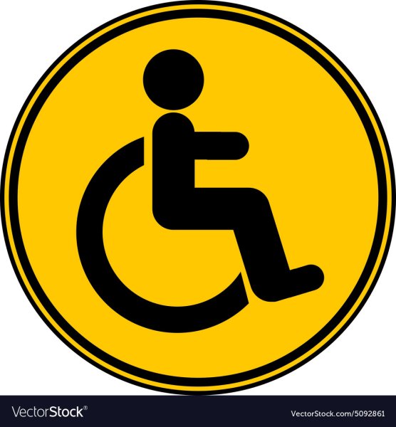 Знак инвалида в круге