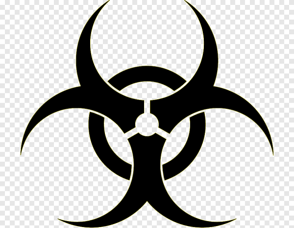 Тату символ биохазард