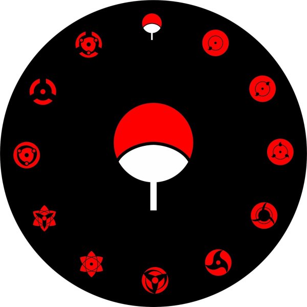 Наруто клан Учиха символ