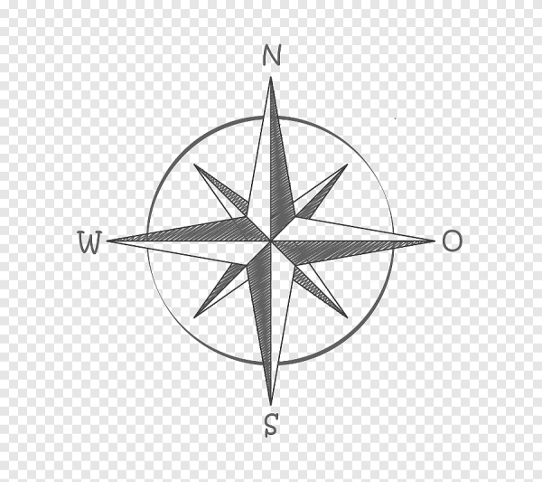 16 Лучевая роза ветров