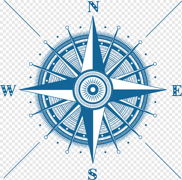 Логотип в виде компаса