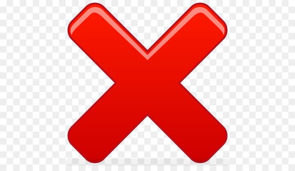 Крестик без фона