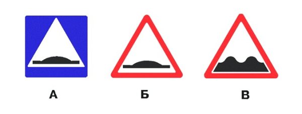 Дорожные знаки лежачий полицейский