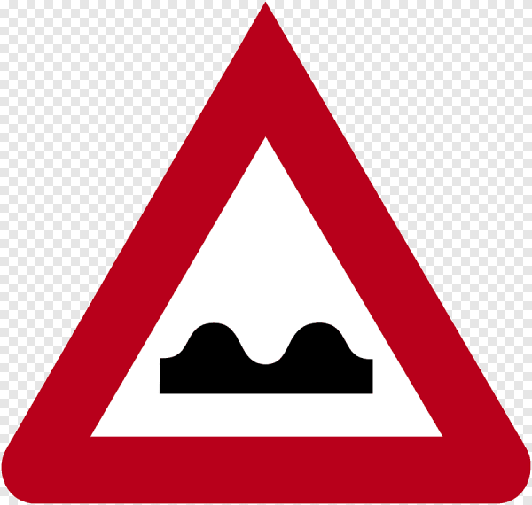 Знак неровная дорога