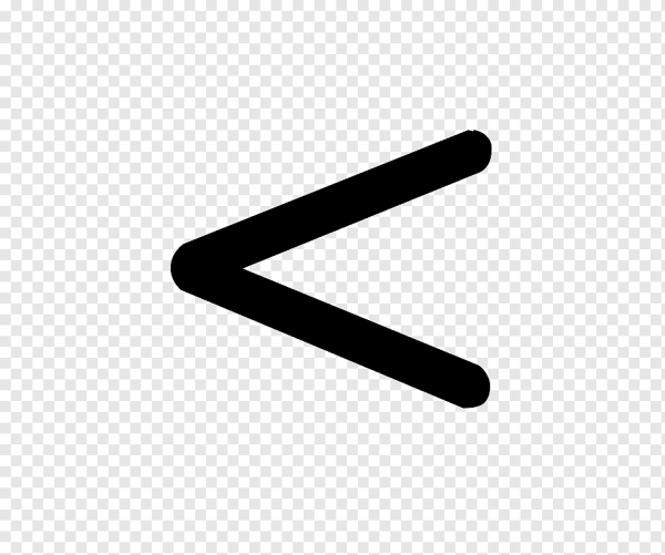 Знак больше