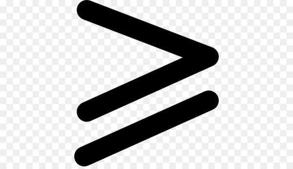 Знак больше или равно