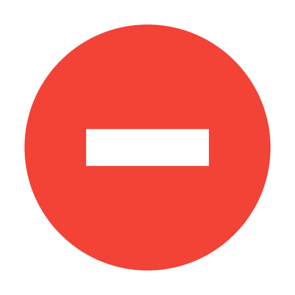 Иконка минус