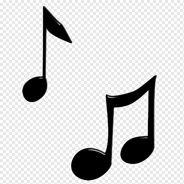 Нотки на прозрачном фоне
