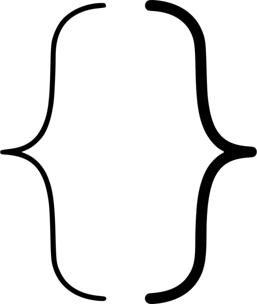 Фигурные скобки