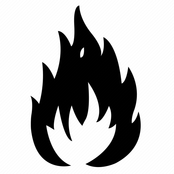 Огонь пиктограмма