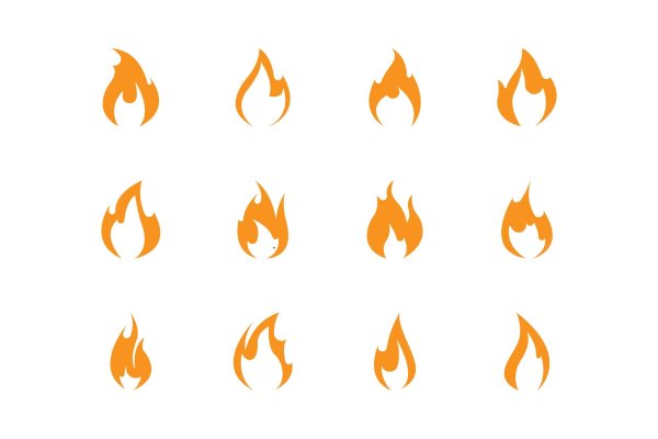 Стилизованное пламя