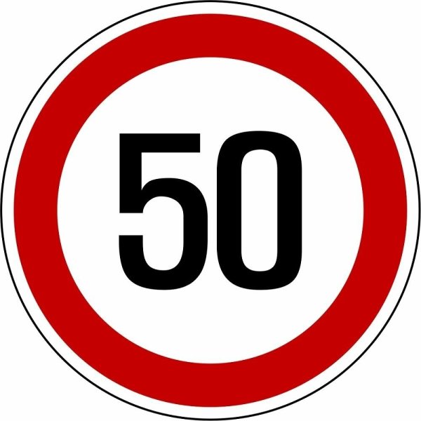 Дорожный знак 50