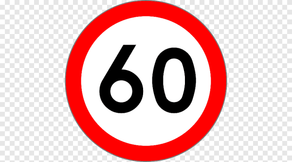 Ограничение скорости значок