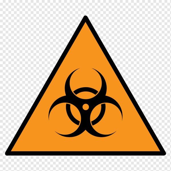 Знак биологической опасности - биохазард