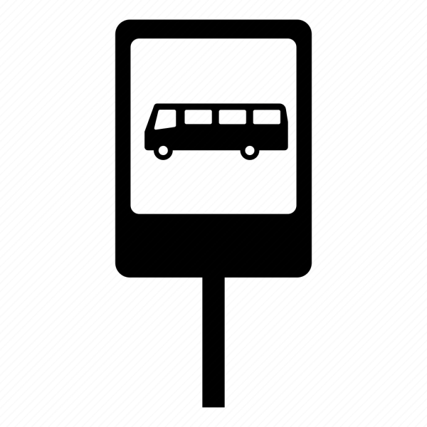 Знак остановка общественного транспорта