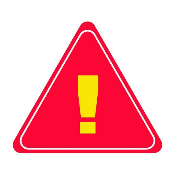 Знак осторожно