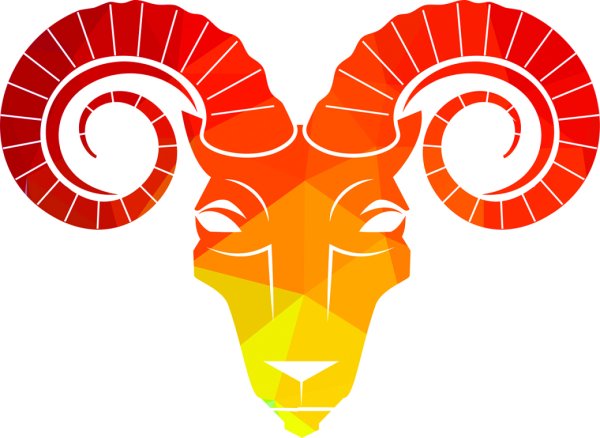 Знак зодиака Овен векторный