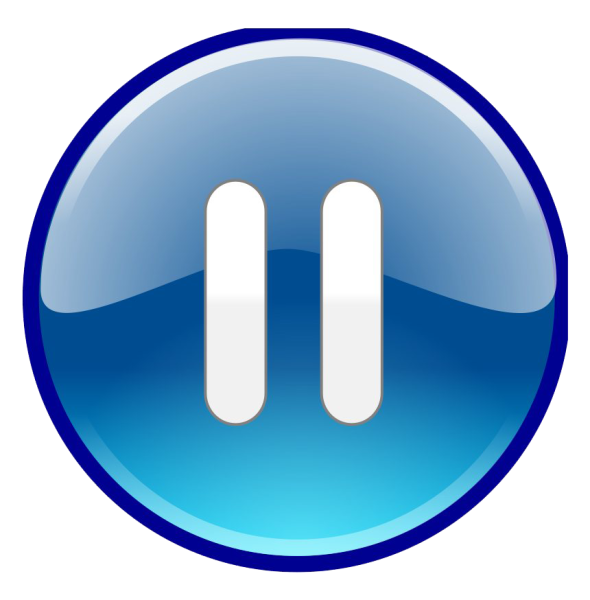 Стикер пауза