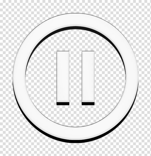 Белые иконки пауза