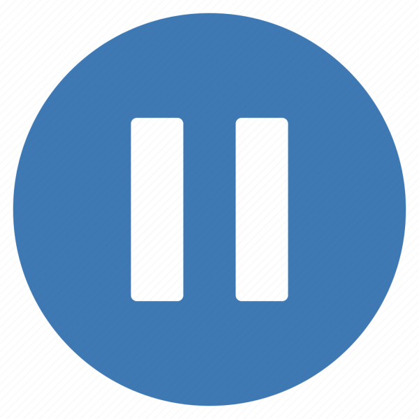 Стикер пауза