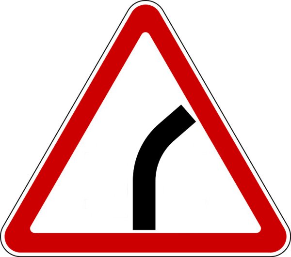 Дорожный знак 1.12.2 опасные повороты