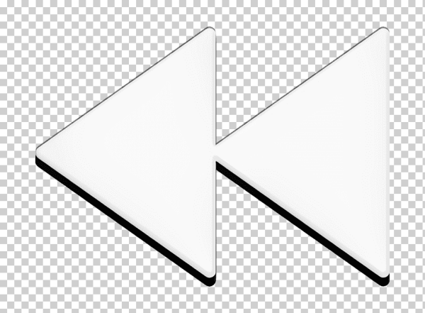 Значок перемотки на белом фоне