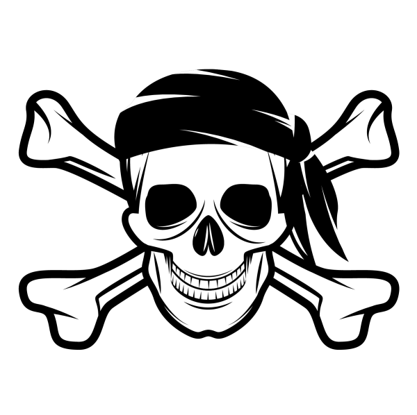 Череп и кости веселый Роджер