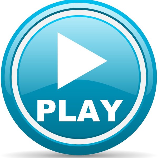 Плей на прозрачном фоне