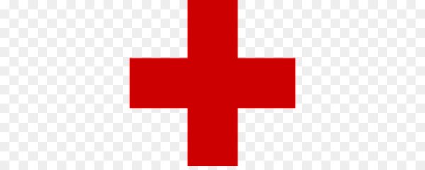 Красный крест без подложки