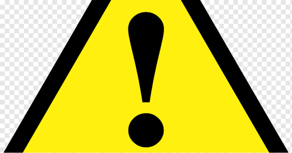 Треугольник с восклицательным знаком PNG