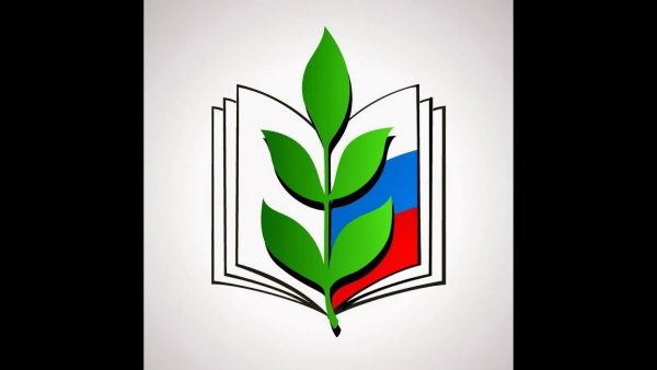 Значок профсоюза работников образования на прозрачном фоне