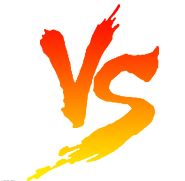 Vs на белом фоне