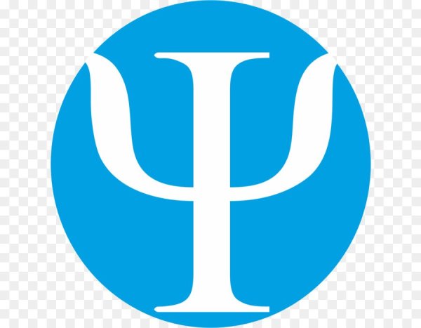 Знак психологии на прозрачном фоне