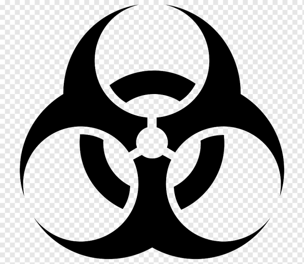 Hazard знак биологическое оружие