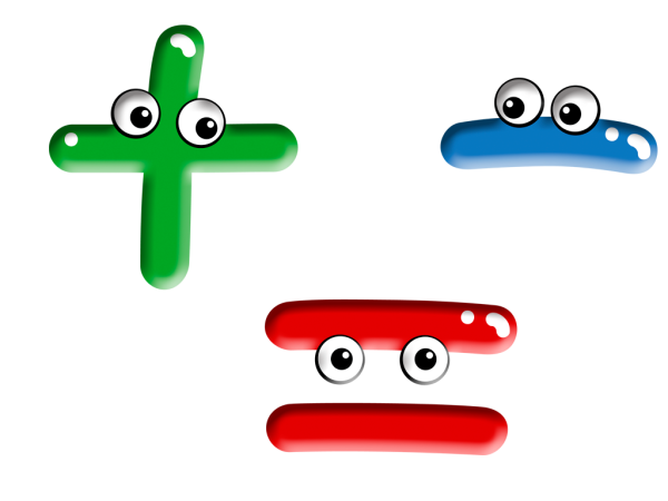 Математические знаки для детей