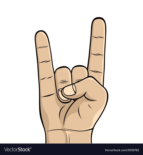 Знак коза на пальцах