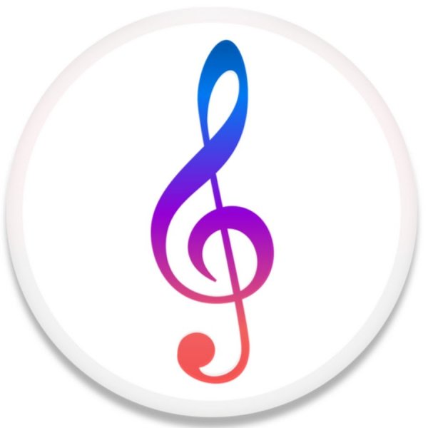 Эмблема скрипичный ключ