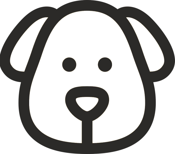 Собака иконка