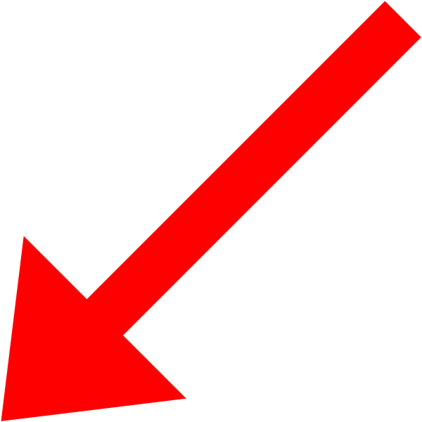 Стрелка наискосок