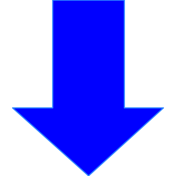 Стрелка вниз знак