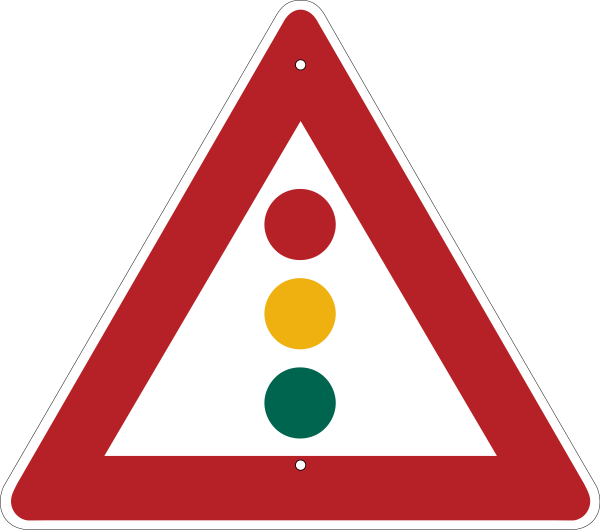 Знак 1.8 светофорное регулирование