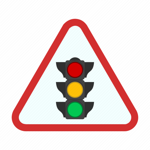 Знаки дорожного движения светофор