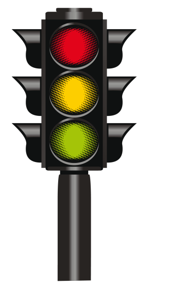 Светофор на дороге