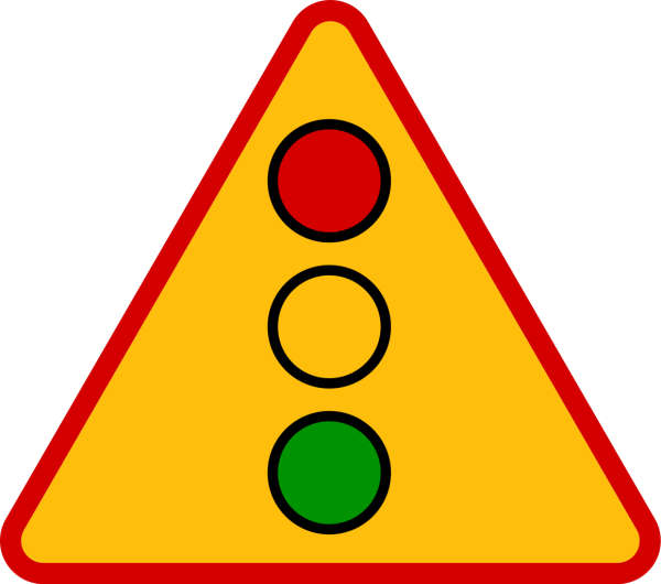 Знаки дорожного движения светофор